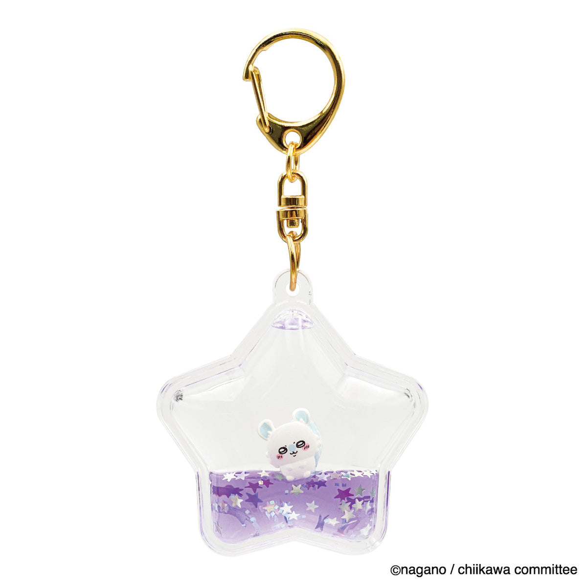 Chiikawa Floating Key ring (Momonga)