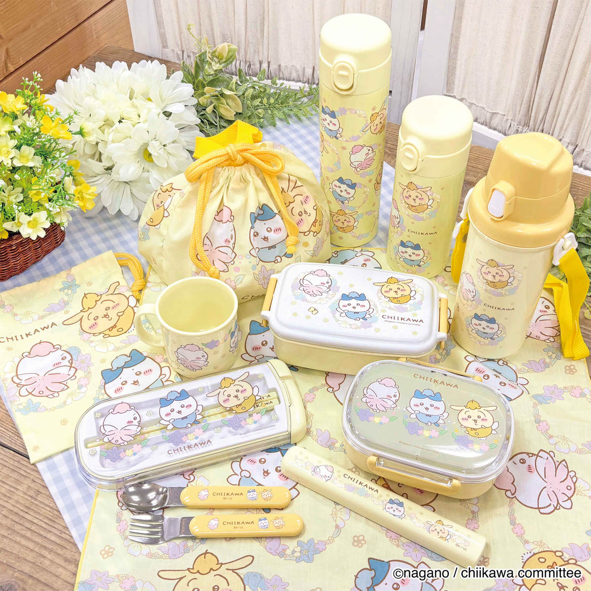 ちいかわ コップ巾着(フェアリーフラワー)