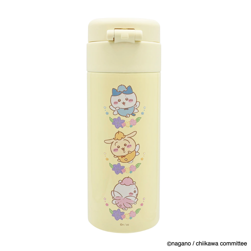 吉伊卡哇 一鍵式不鏽鋼水壺 350ml(花仙子)