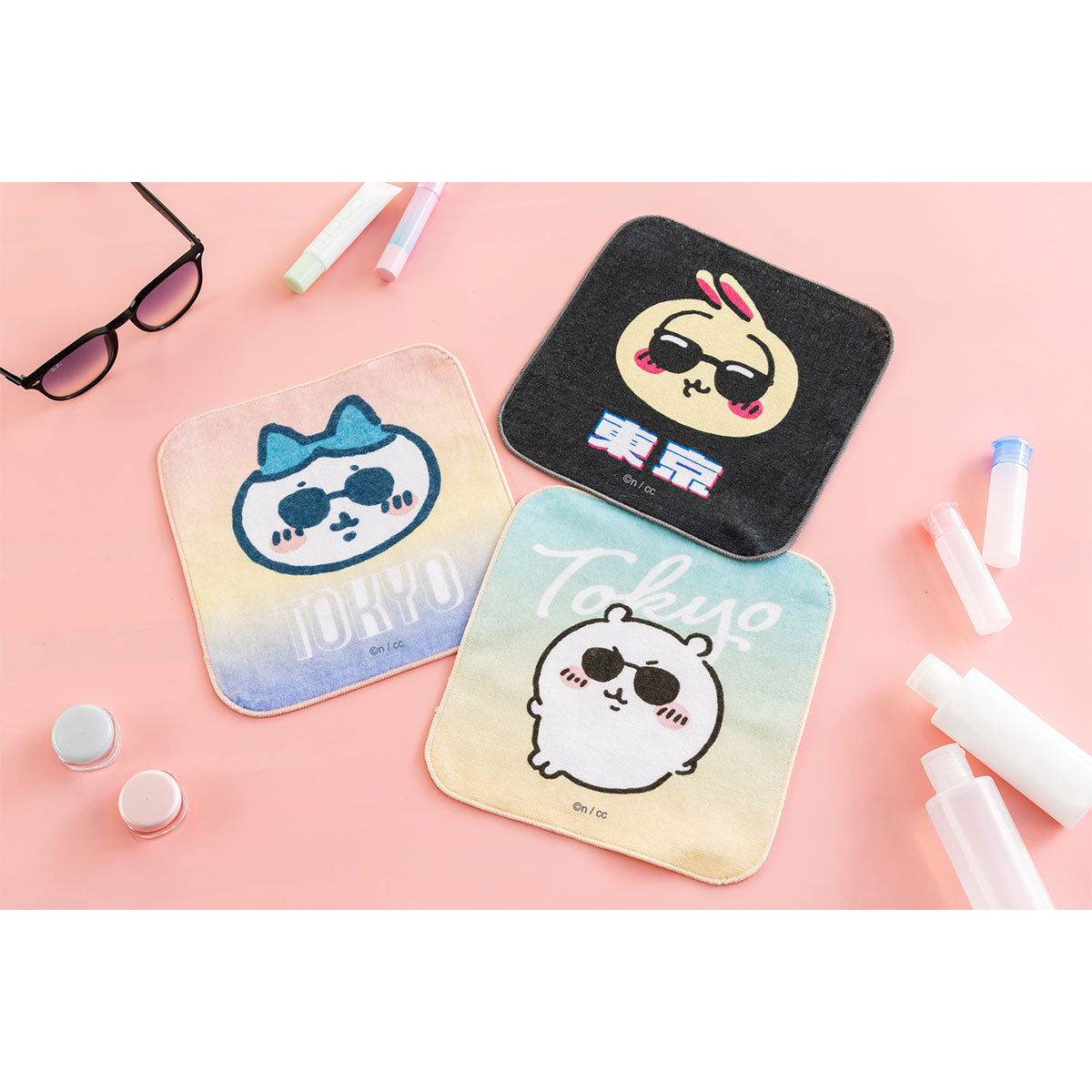 Chiikawa Tokyo Souvenir Hand Towel (Sunglasses Usagi)