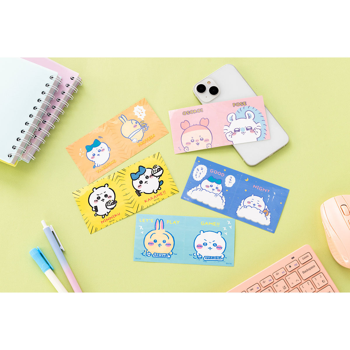 Chiikawa Tokyo Souvenir Divisible! Pair Sticker (Good Night)