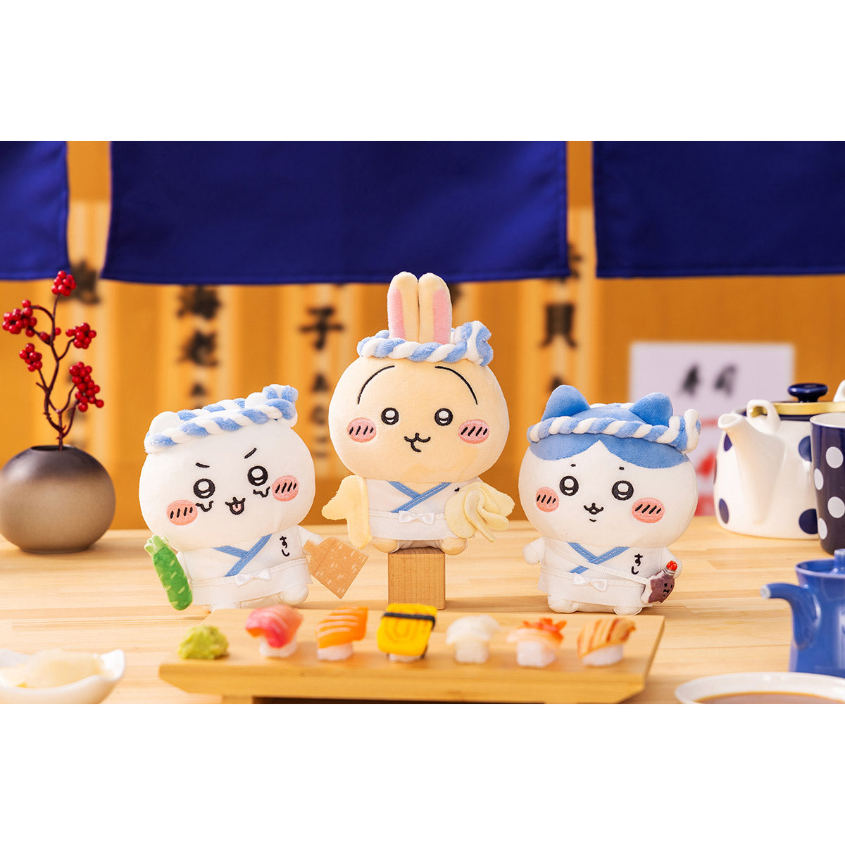 Chiikawa Chiikawa Sushi Sitting Mini Plush (Chiikawa)