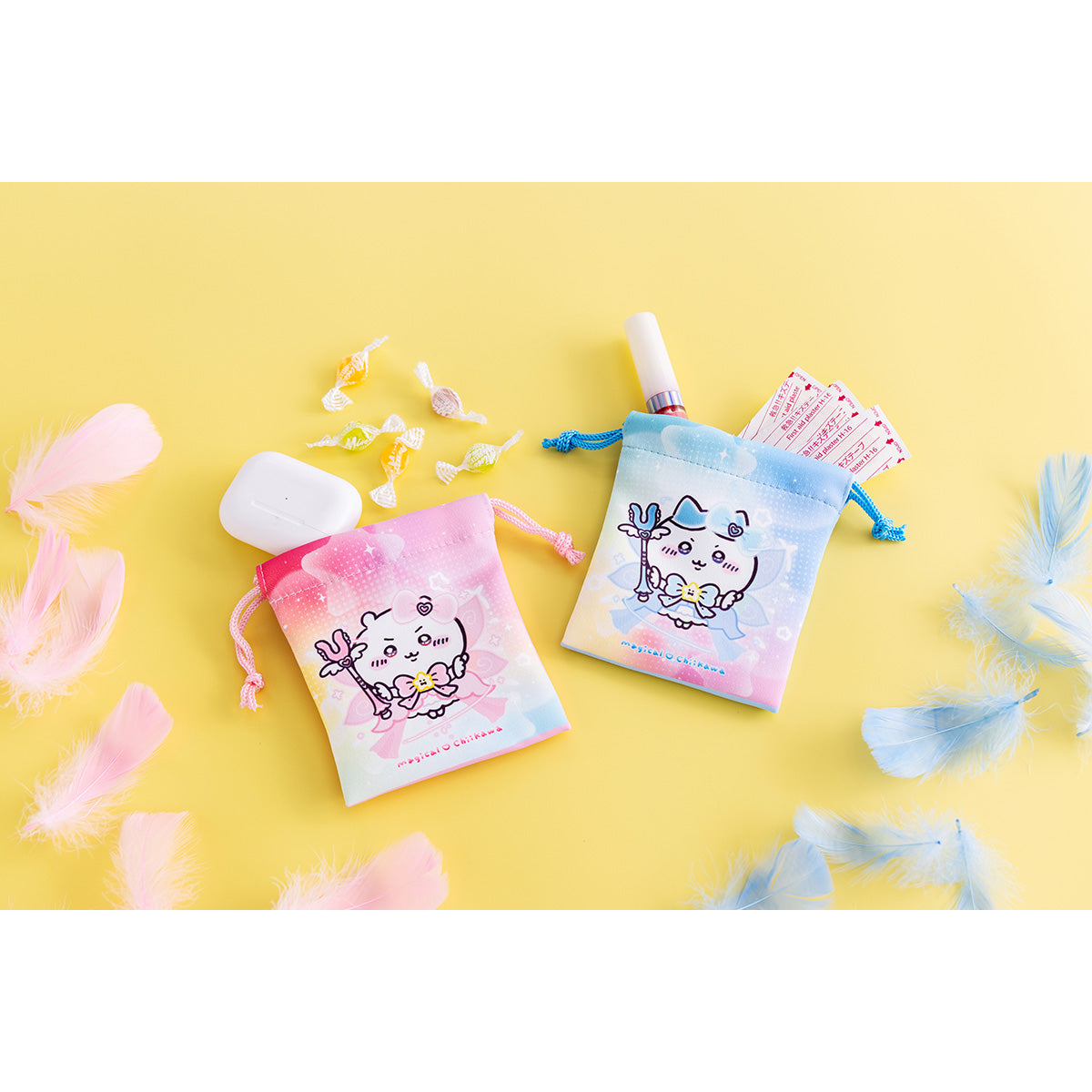 ちいかわ 超まじかるちいかわ 2個セットミニ巾着(ちいかわとハチワレ)