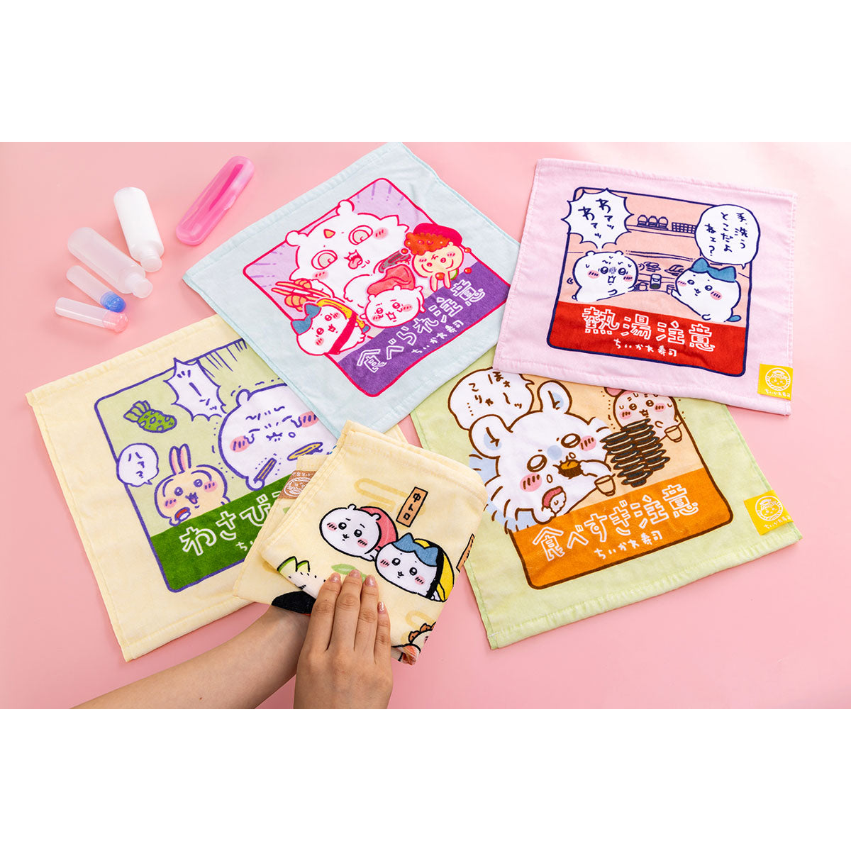 Chiikawa Chiikawa Sushi Hand Towel (Overeating Caution)