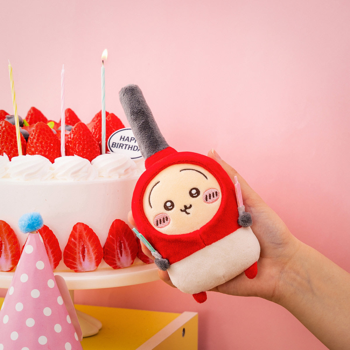 ちいかわ ホイップ誕生日なマスコット(ハチワレ)