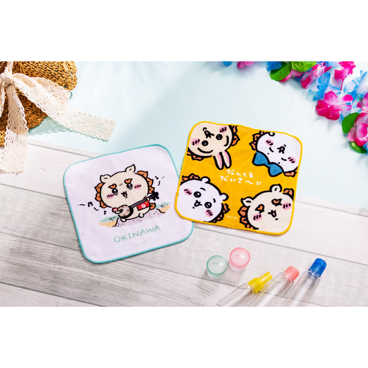 Chiikawa Shisa's Souvenir Shop Hand Towel (Sanshin)