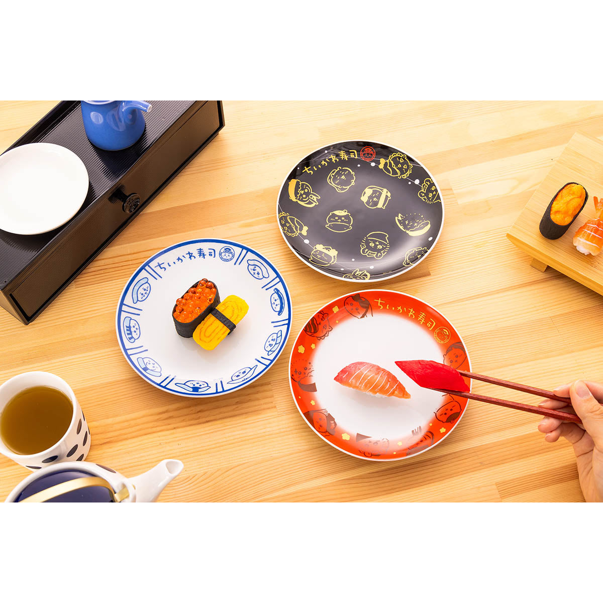 ちいかわ ちいかわ寿司 お寿司屋さんみたいなお皿(上)