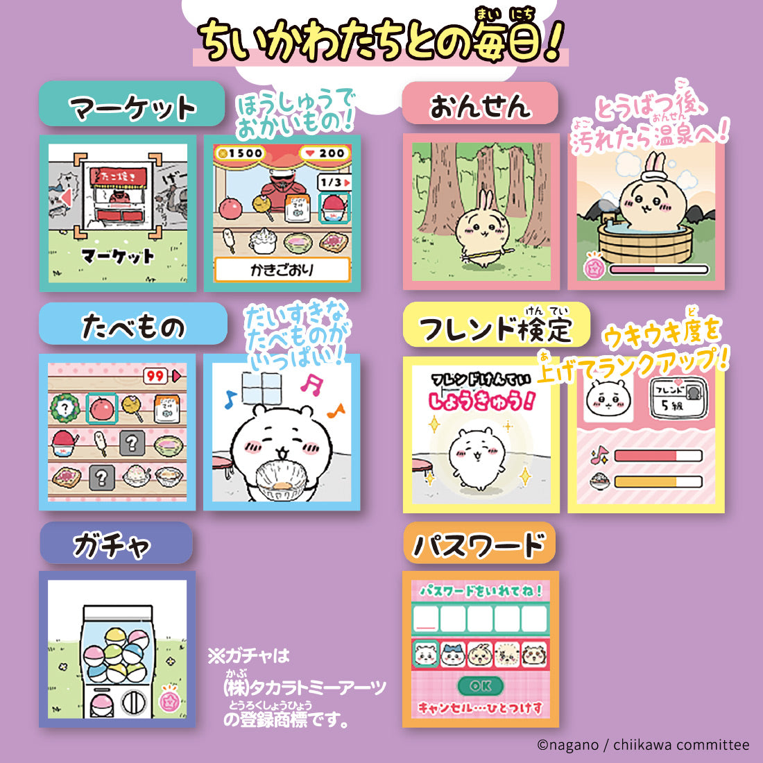 ちいかわ カメラでヤーッ!!(パープル)