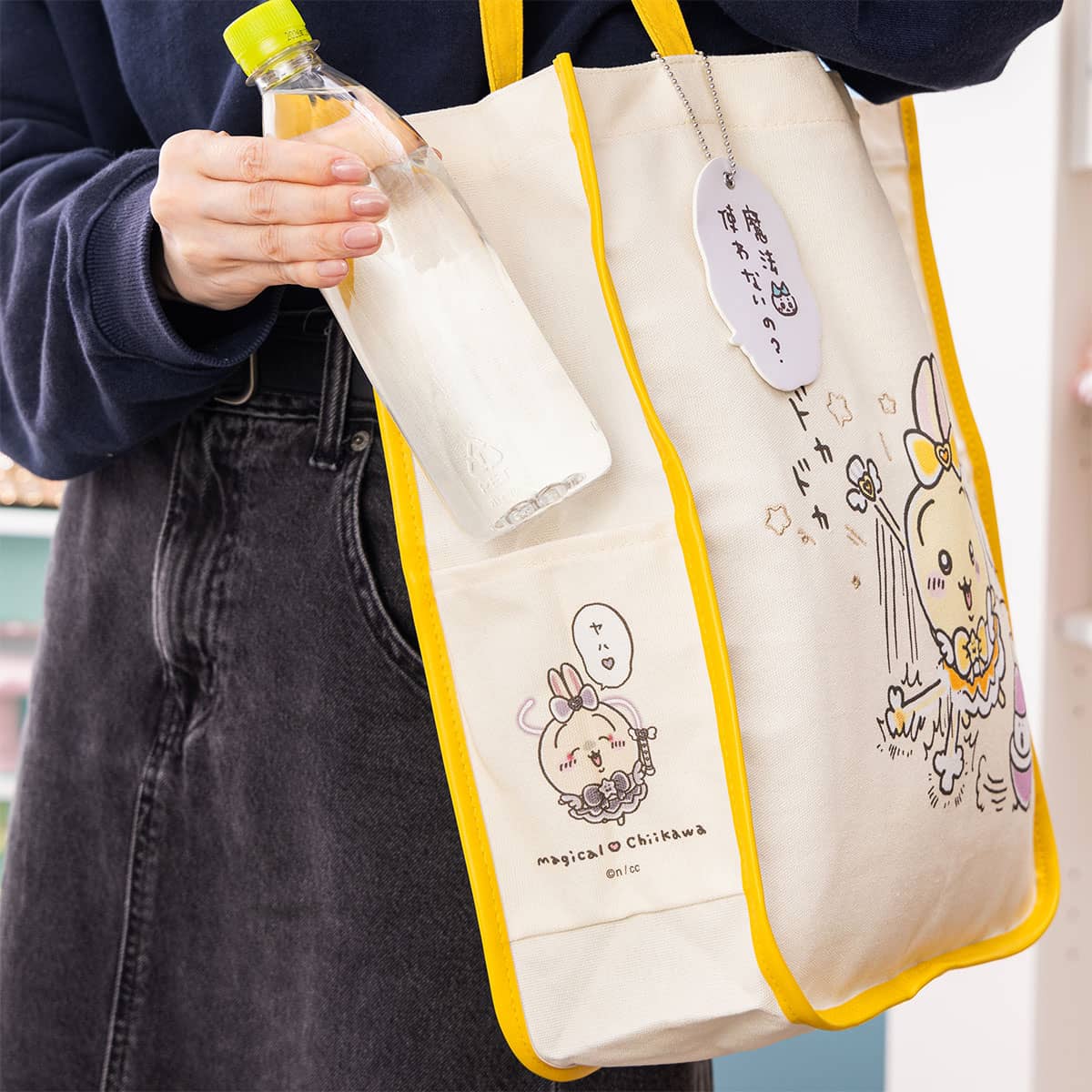 吉伊卡哇 魔法吉伊卡哇 刺繡托特包(兔兔)