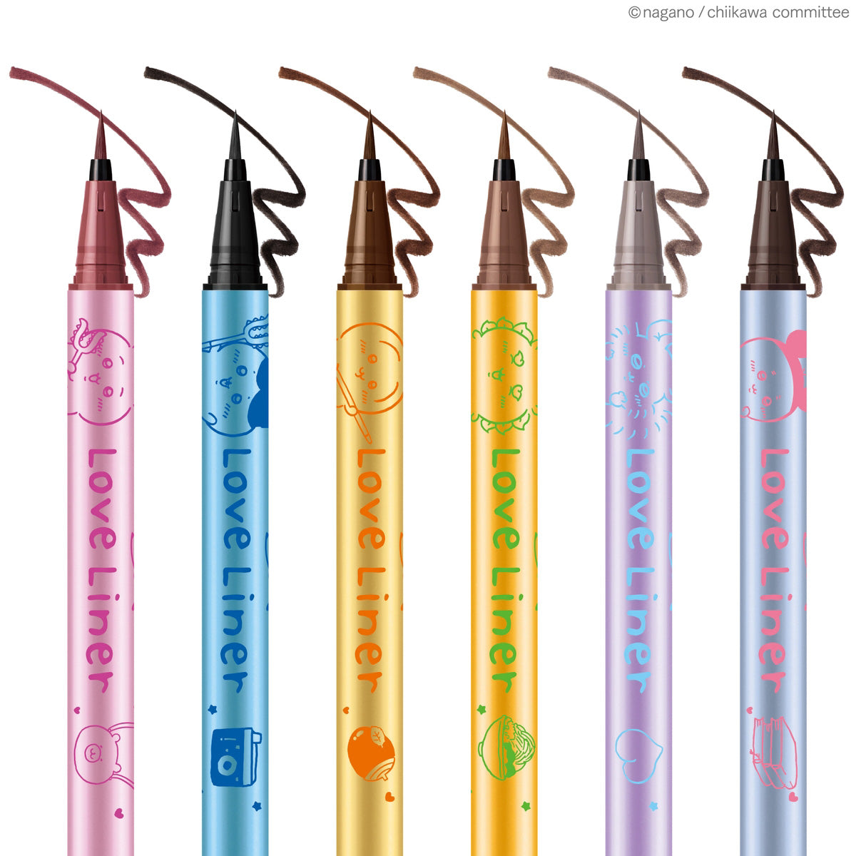 Chiikawa Love Liner Liquid Eyeliner R4 (Chiikawa - Rose Brown)