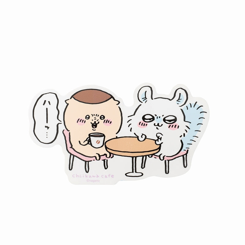 ちいかわカフェ ゆるカットビッグステッカー(栗まんじゅう&モモンガ)
