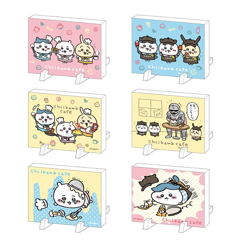 ちいかわカフェ ランダムミニキャンパスアート(全6種)【単品】【1会計 10個まで】