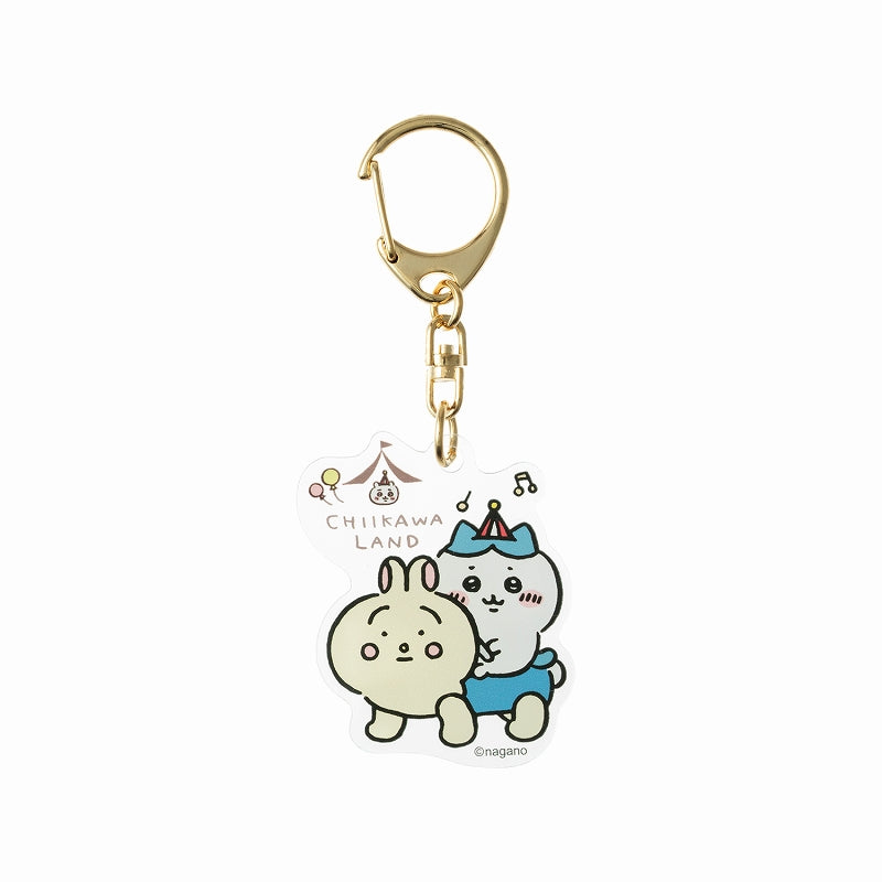 ちいかわらんど アクリルキーホルダー(ぴーぽぽハチワレ)