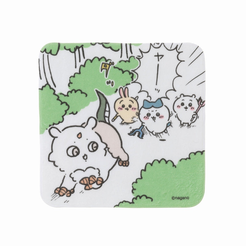 ちいかわ なかよしおでかけ大きめハンドタオル(大きい討伐)