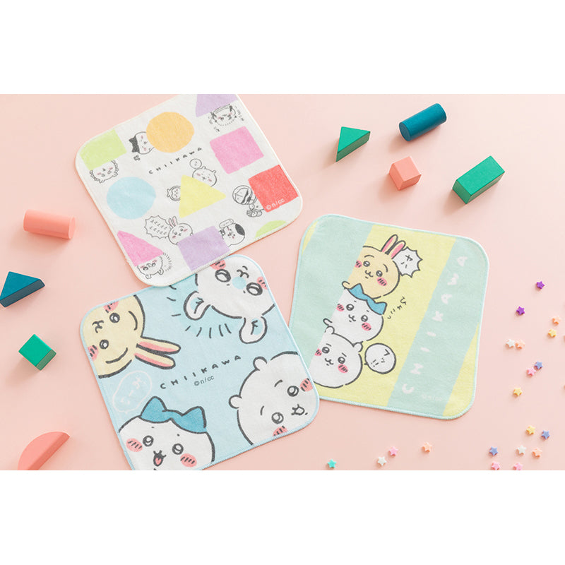 ちいかわ ひょっこりのぞくハンドタオル(みんなでひょっこり)