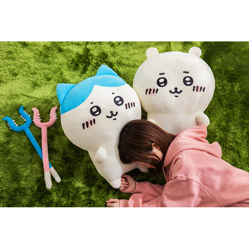【予約終了】ちいかわ 討伐棒をもった特大ぬいぐるみ(ちいかわ+ハチワレ)【2体セット】(二次受注)※特典缶バッジなし/2倍送料【8月上旬より順次発送予定】【クレジットカード決済のみ可】【他の予約商品・通常商品と同時購入・配送希望日指定不可】【キャンペーン対象外】