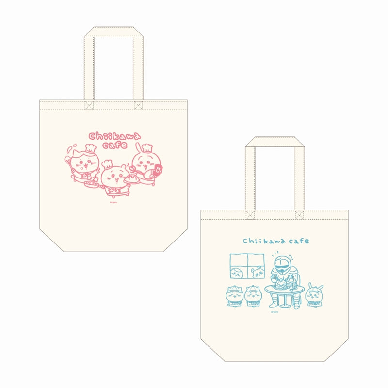 Chiikawa Cafe Cotton Tote (B) Blue