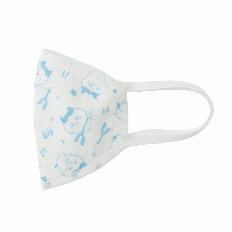 Chiikawa Antibacterial Deodorizing Gauze Mask (Size M) (Hachiware)