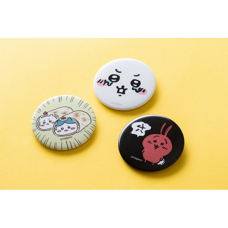 Chiikawa Can Badge (Chiikawa Crying Face)
