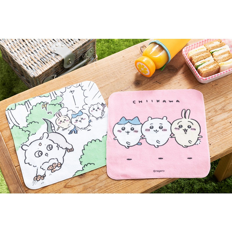 ちいかわ なかよしおでかけ大きめハンドタオル(大きい討伐)