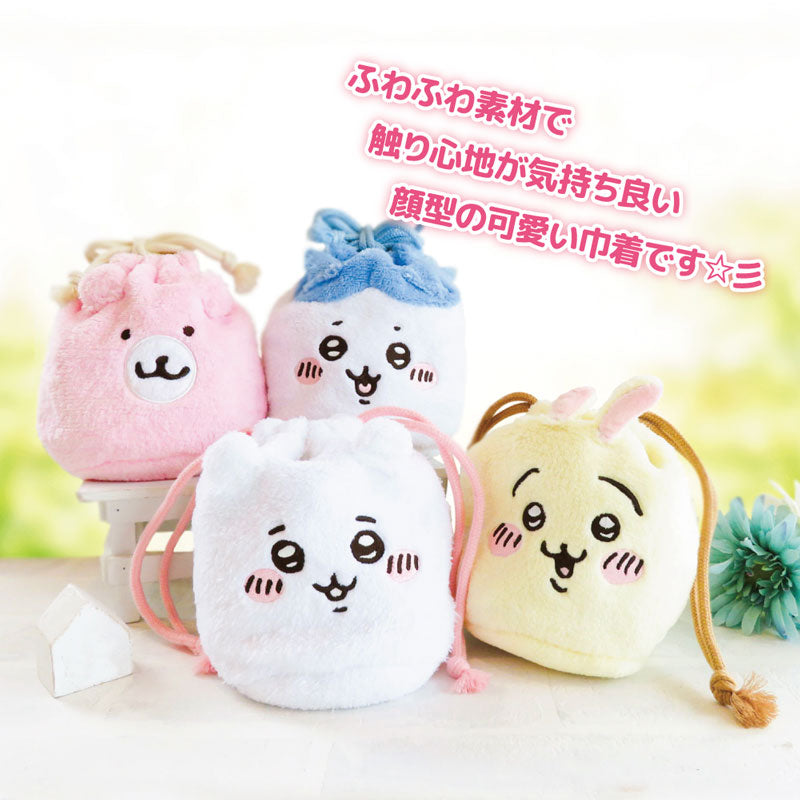 ちいかわ フェイス巾着(ハチワレ)