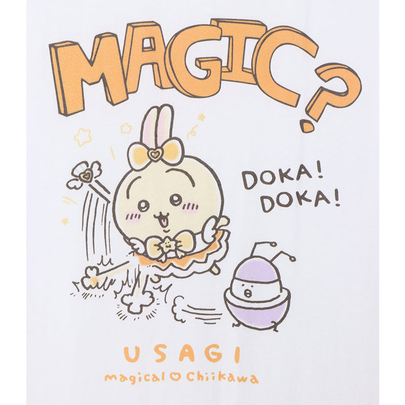 Magical Chiikawa Big T-Shirt Usagi MAGIC White