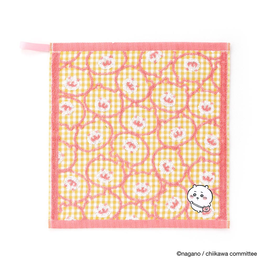 ちいかわ ウォッシュタオル(ポシェット イエロー)