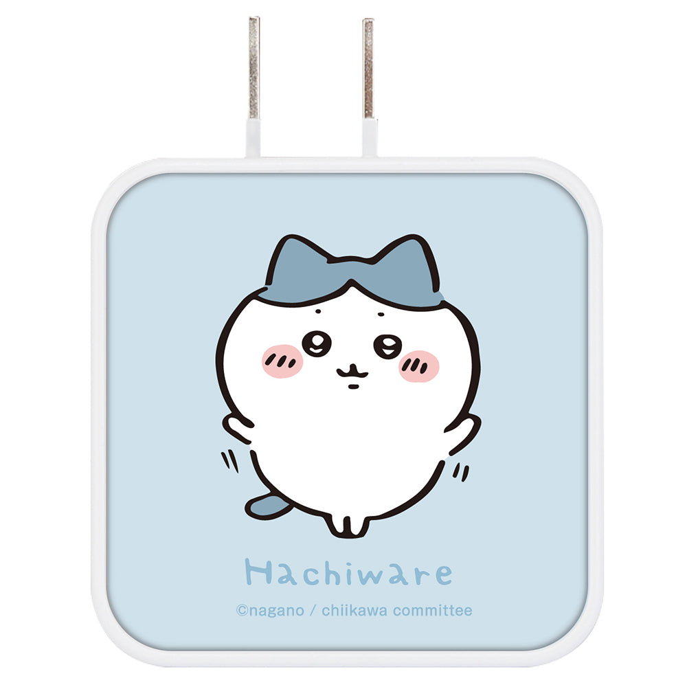 ちいかわ USB/USB Type-C ACアダプタ(ハチワレ)