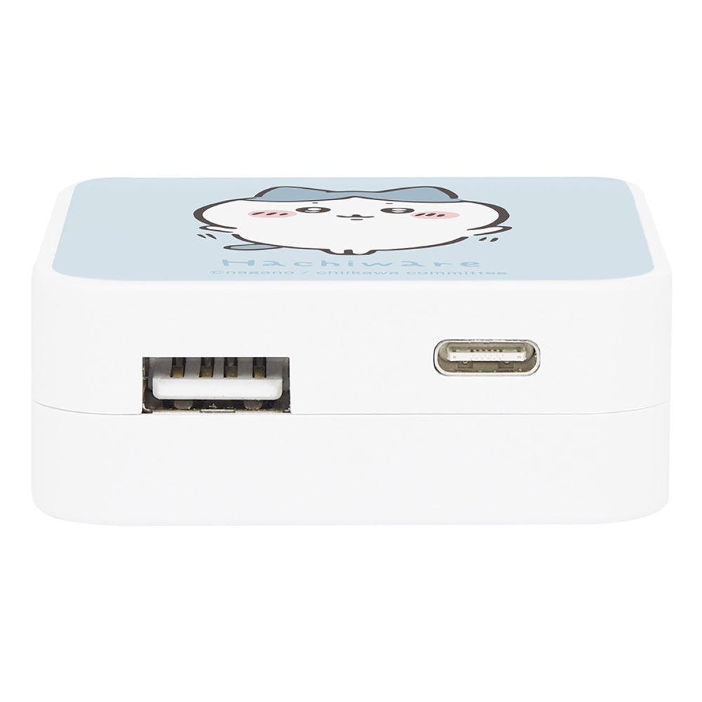 ちいかわ USB/USB Type-C ACアダプタ(ハチワレ)
