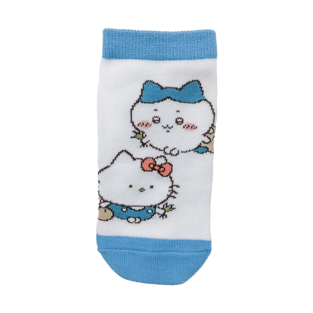 ちいかわ×サンリオキャラクターズ スニーカーソックス(ハチワレ&ハローキティ) キッズ用