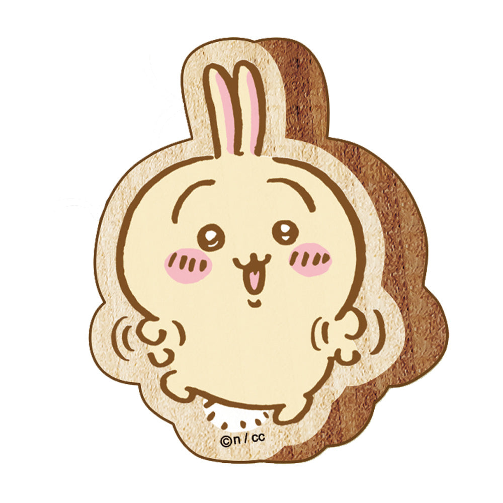 ちいかわ ウッドバッジ(うさぎ)