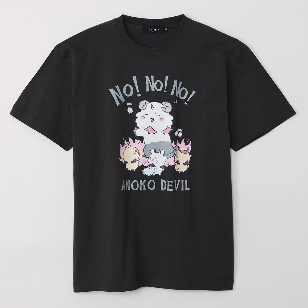 吉伊卡哇 天使?恶魔 T恤(ANOKO DEVILS 墨黑)