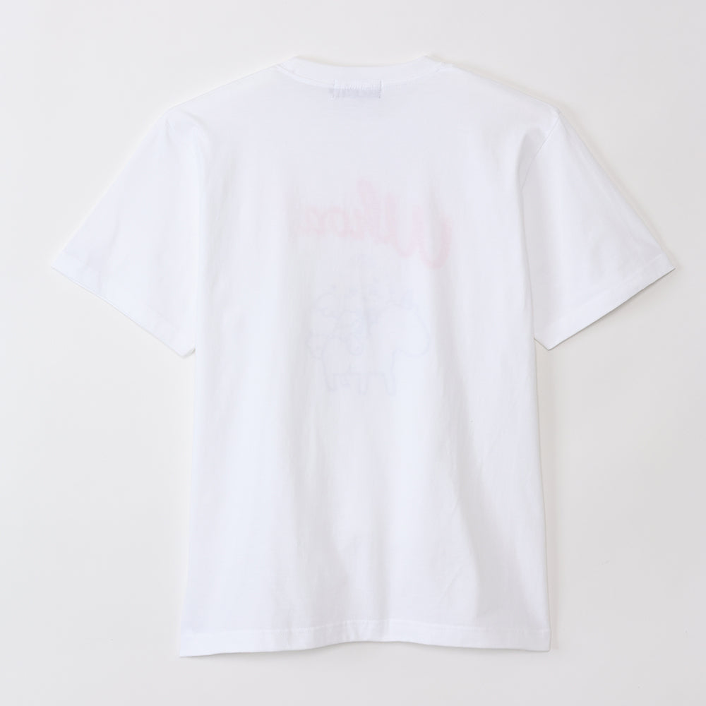 ちいかわ てんし♡あくま Tシャツ(ラッコと愛馬 ホワイト)