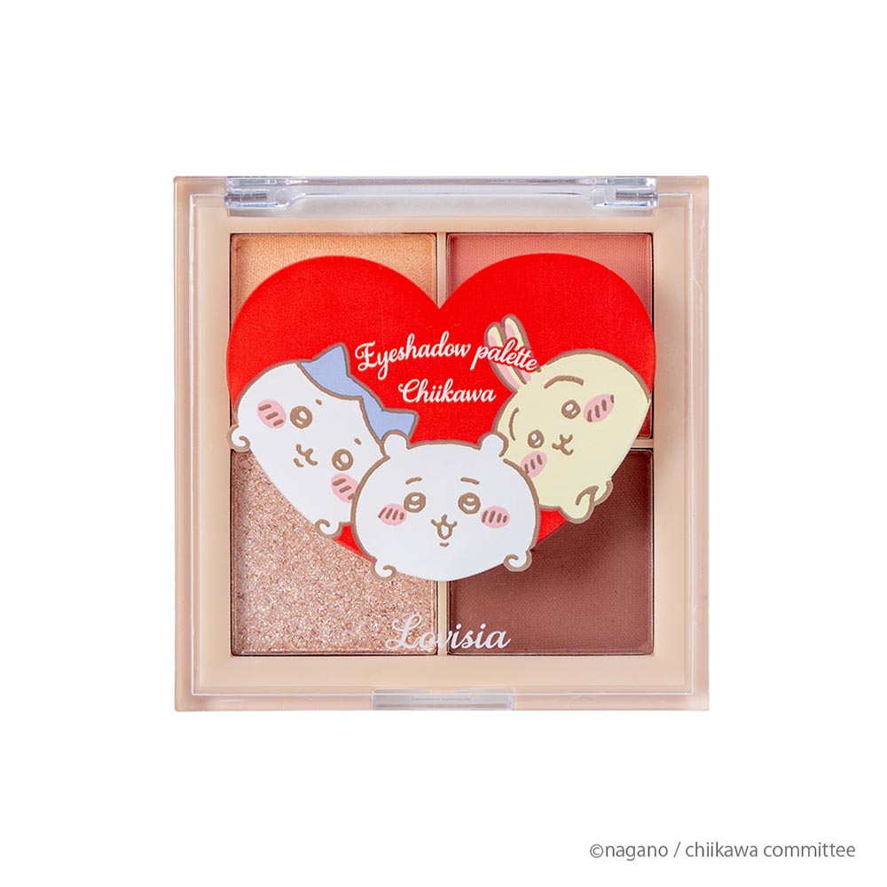 치이카와 Lovisia 아이섀도우 팔레트 (치이카와 & 하치와레 & 우사기 (하트))