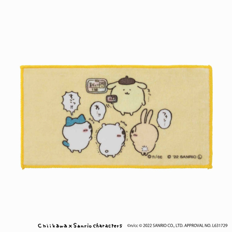 ちいかわ×サンリオキャラクターズ 3枚セットハンドタオル(なかよし)