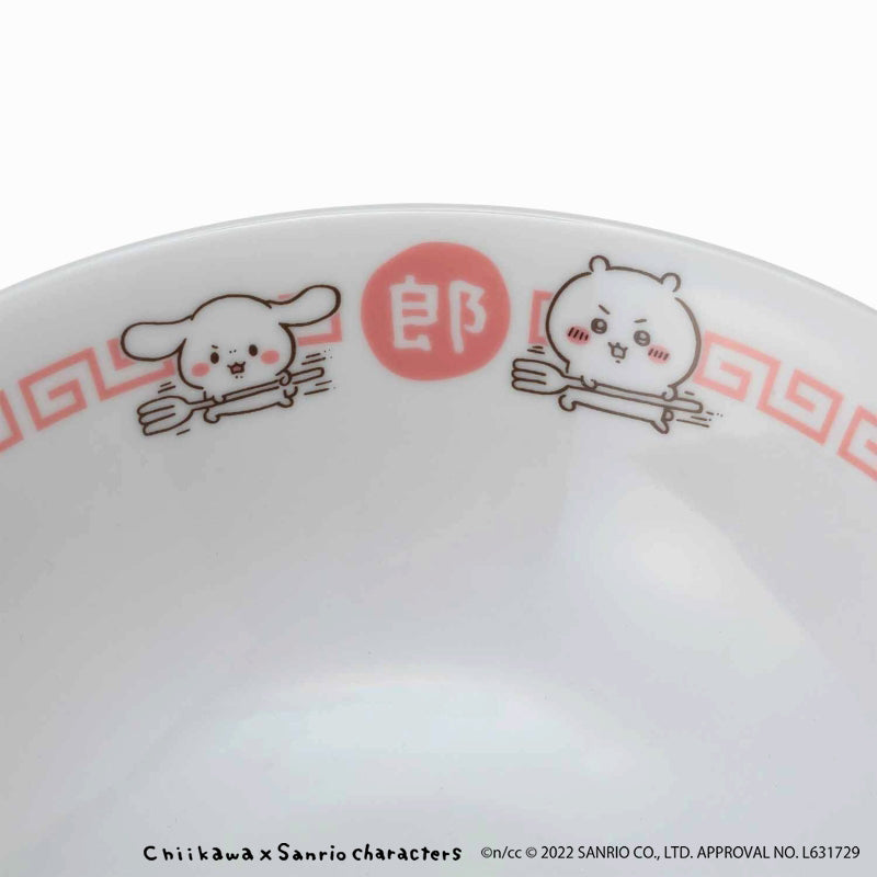 吉伊卡哇×三麗鷗角色 拉麵碗&湯匙組