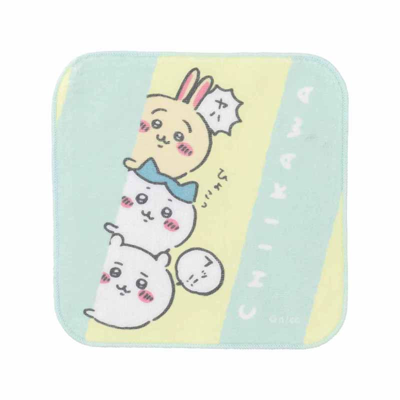 ちいかわ ひょっこりのぞくハンドタオル(並んでひょっこり)