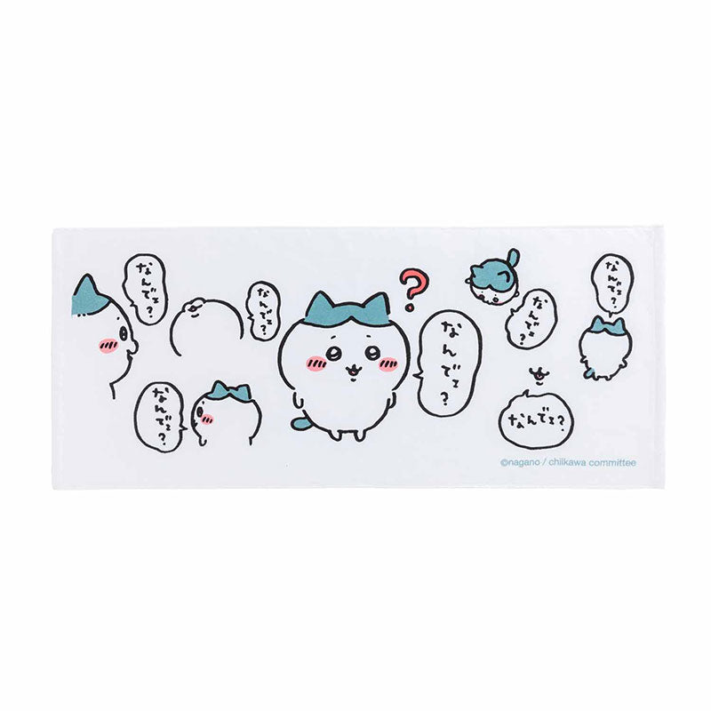 ちいかわ なんでェ?ハチワレのフェイスタオル