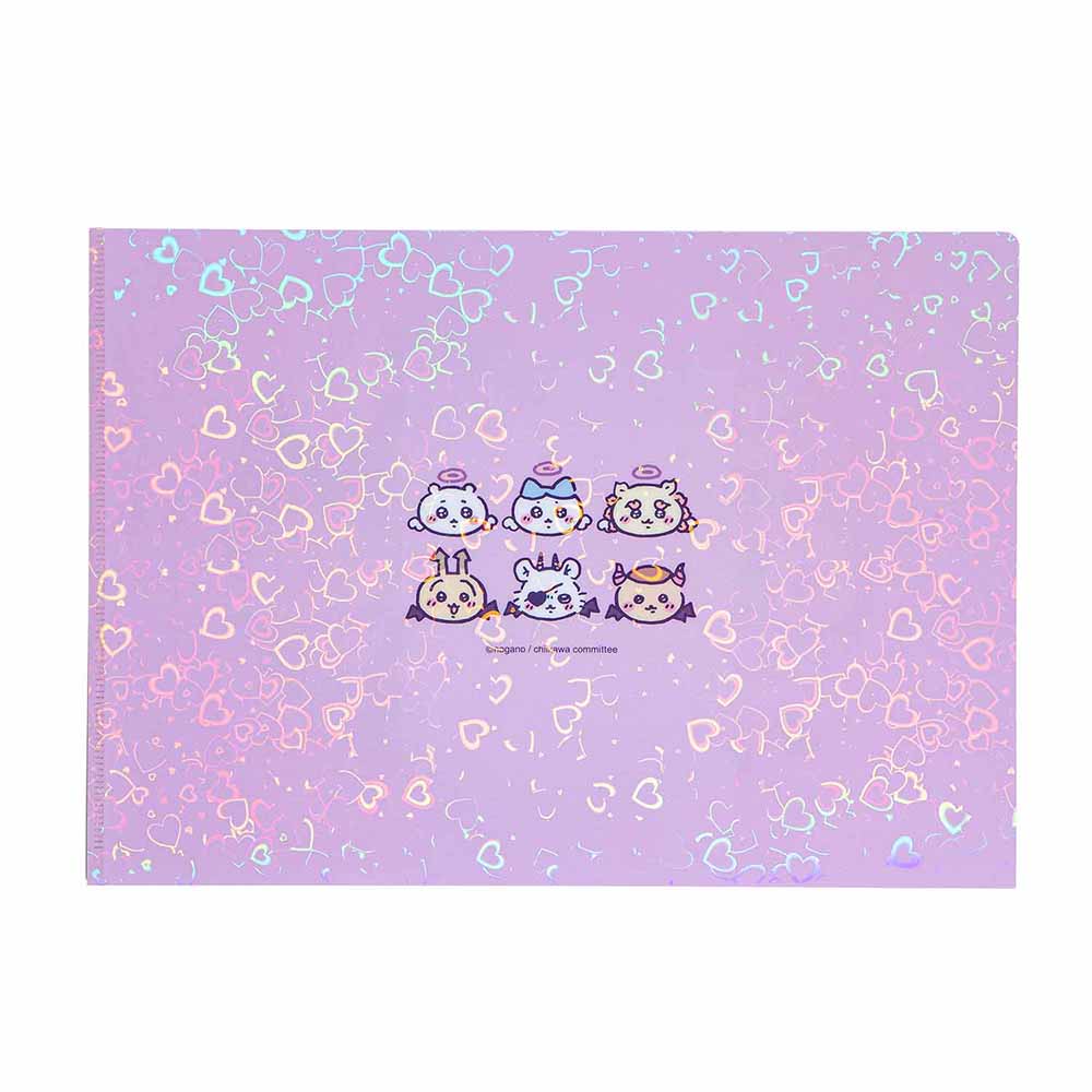 ちいかわ てんし♡あくま ホログラムA4クリアファイル(ハート)