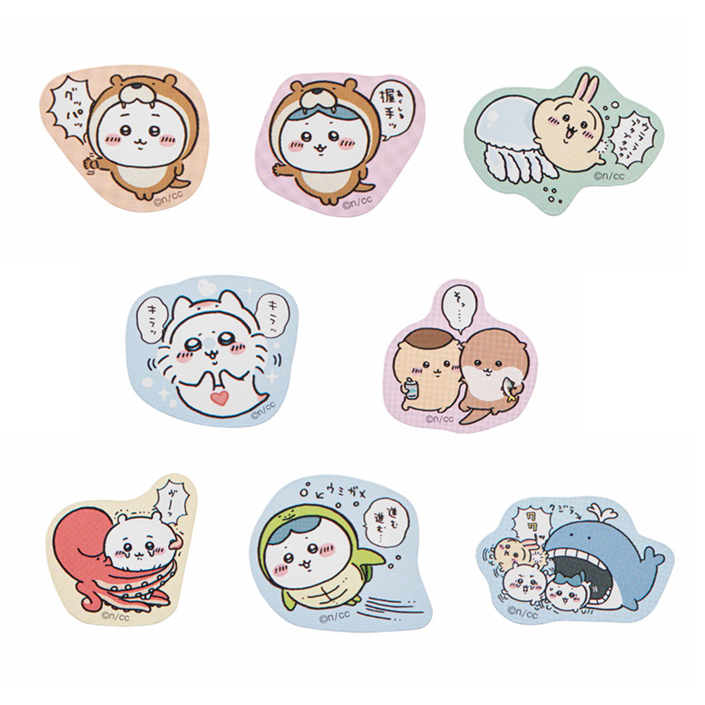 Chiikawa Aquarium Flake Stickers (24 Pieces)