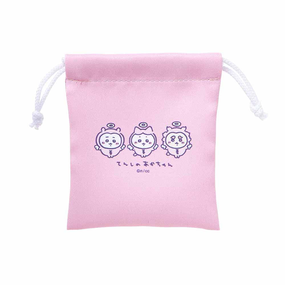 Chiikawa Angel & Demon Mini Drawstring Bag Set (Angel)