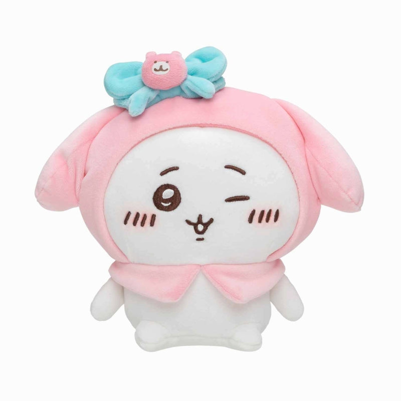 ちいかわ×サンリオキャラクターズ ぬいぐるみS(ちいかわ・マイメロディ)