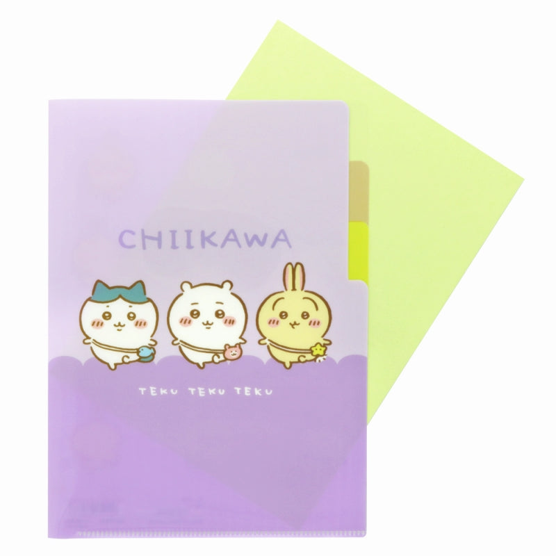 ちいかわ クリアファイルA5 3P(おでかけ)