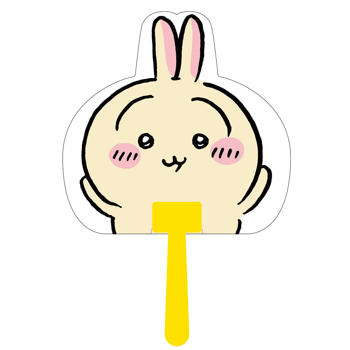 Chiikawa Die-Cut Uchiwa (Usagi 2)