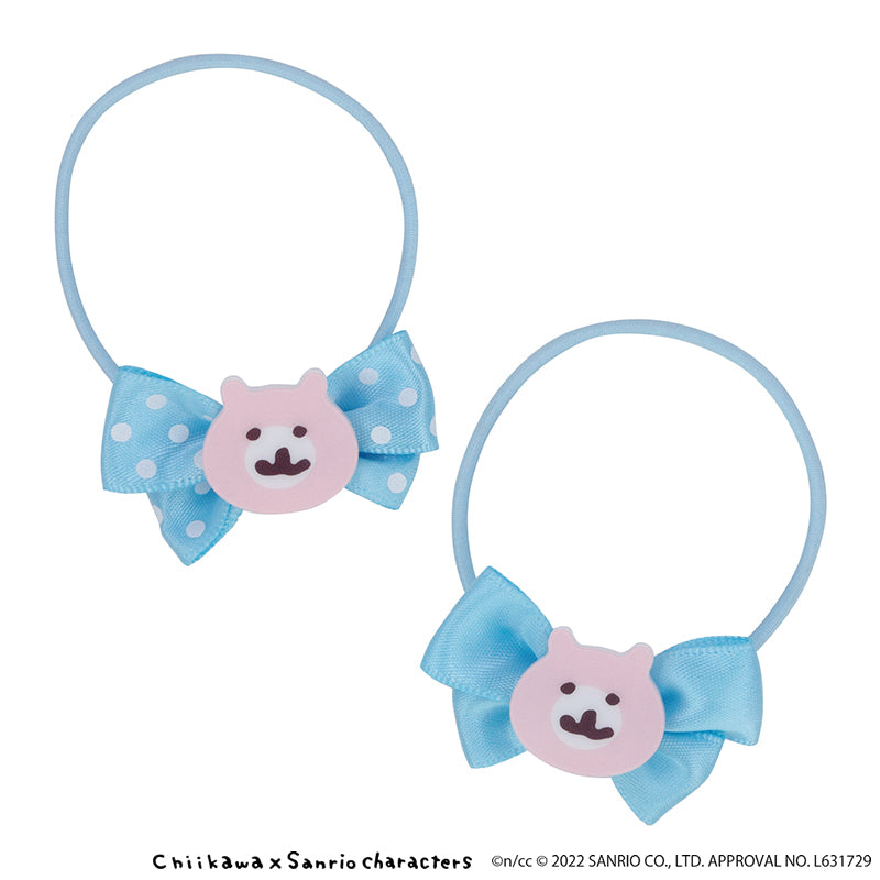 ちいかわ×サンリオキャラクターズ くまさんヘアゴム(2個セット)
