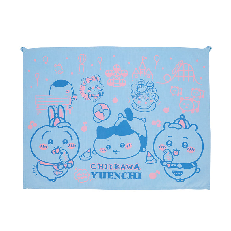 Chiikawa Fabric Poster M (Exciting Amusement Park)