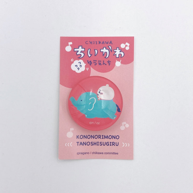 Chiikawa Exciting Amusement Park Glass Magnet 1