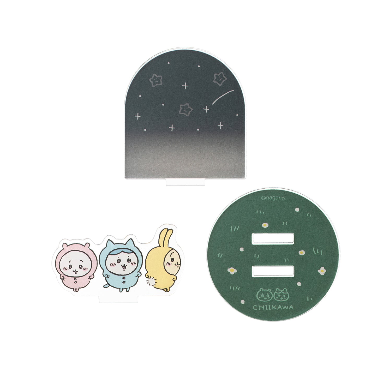 ちいかわ なかよしおでかけプチアクリルスタンド(よるのおさんぽ)