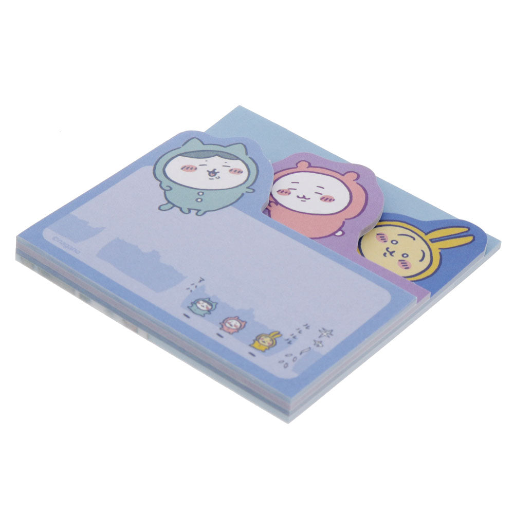 ちいかわ ダイカットブロックふせん パジャマ