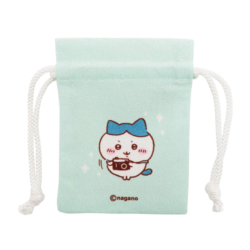 Chiikawa Bean Drawstring Pouch (Octopus Sausage)